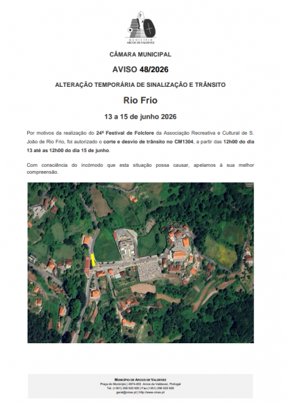 Corte de Estrada Municipal 1304