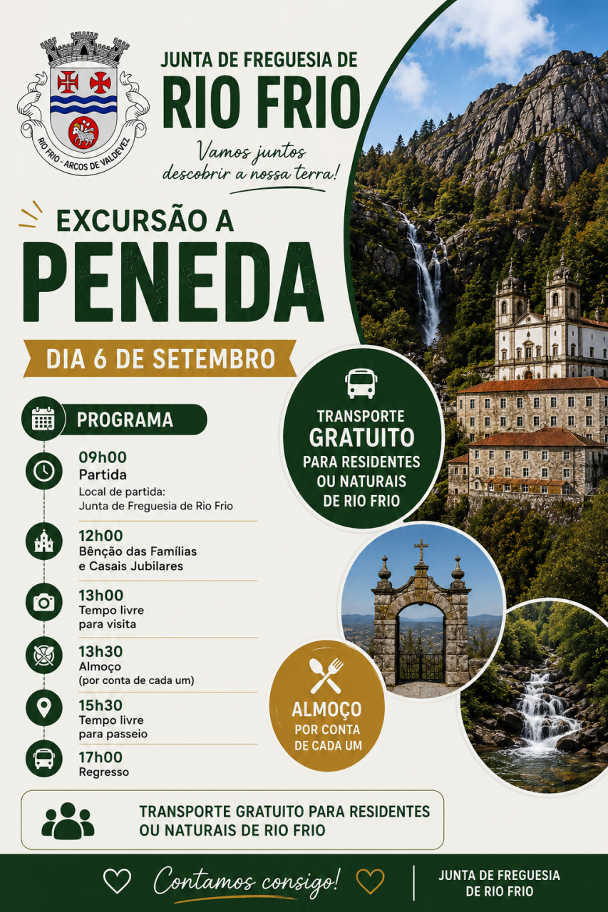 EXCURS&Atilde;O &Agrave; PENEDA
